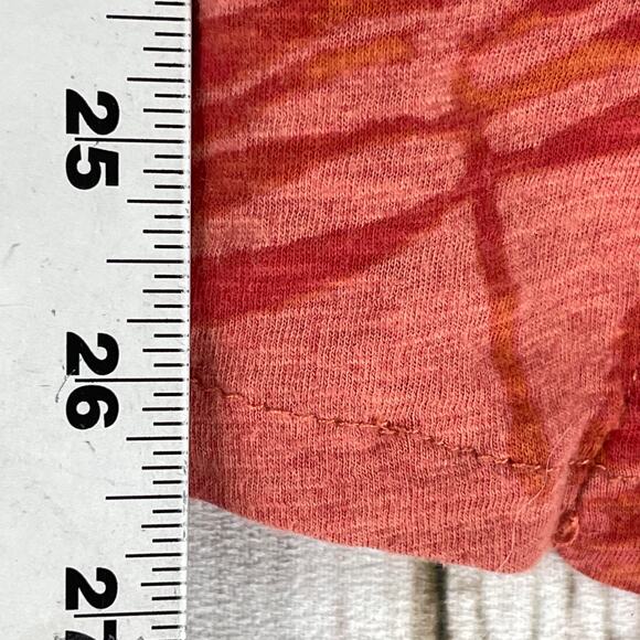 Style co Top Women Plus 1X Orange Sleeveless Tropical Print Cotton Modal Cotton - Picture 3 of 6